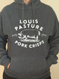Large Dark Grey Pull Over Hoodie