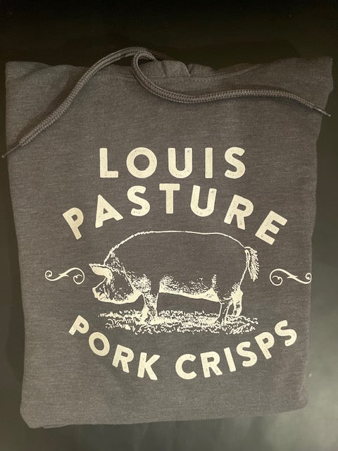 Large Dark Grey Pull Over Hoodie