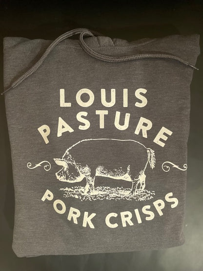 Large Dark Grey Pull Over Hoodie