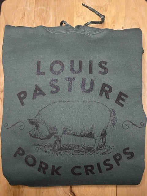 Medium Size Green Pull Over Hoodie